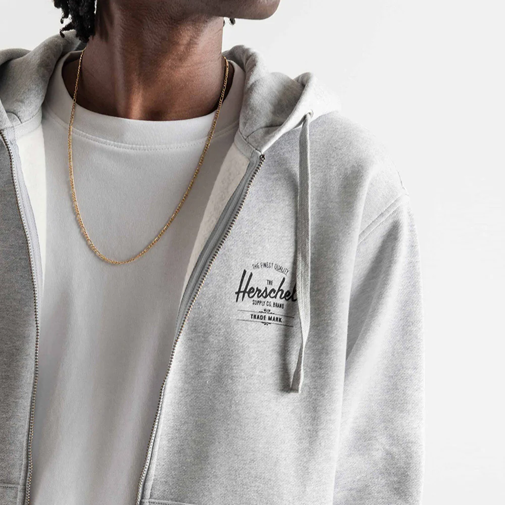 Basic Zip Hoodie Men's - Image 8